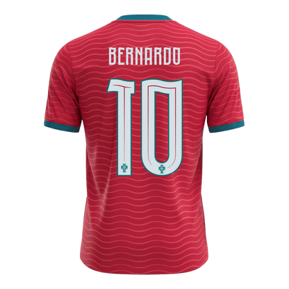 BERNARDO #10 Portugal Hazai Világbajnoki Mez 2026 Piros