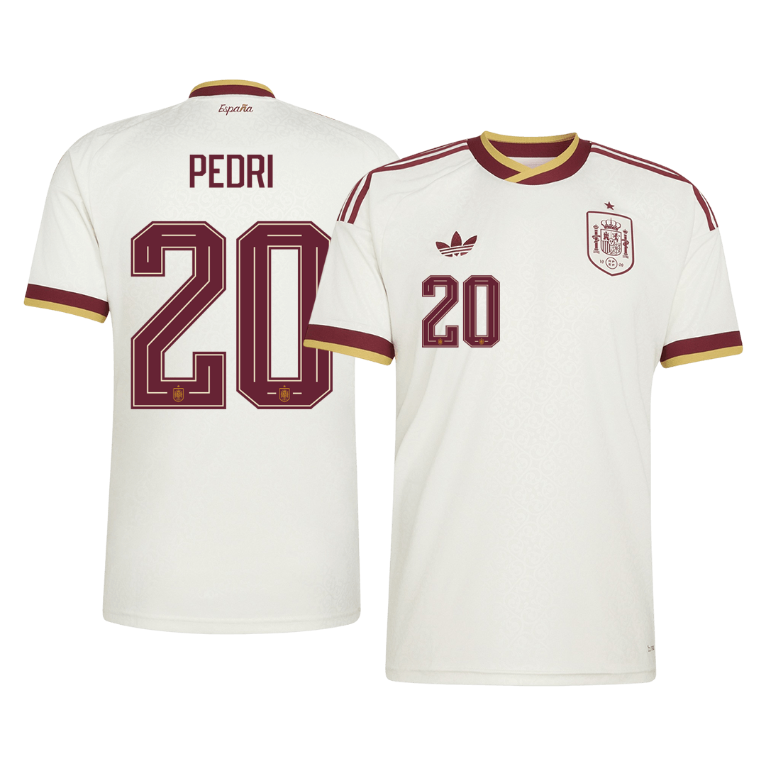 PEDRI #20 Spain Idegenbeli Mez 2026 Fehér