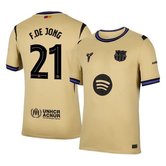 F.DE JONG #21 Barcelona 
 Idegen 
 Futball Mez 
2025/26 
 Sárga 
 
 
- UCL