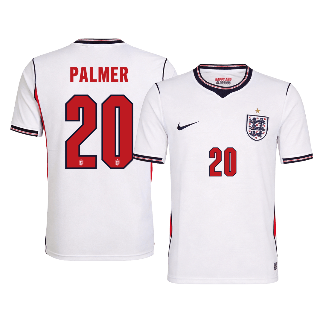 PALMER #20 England Hazai Világbajnoki Mez 2026 Fehér