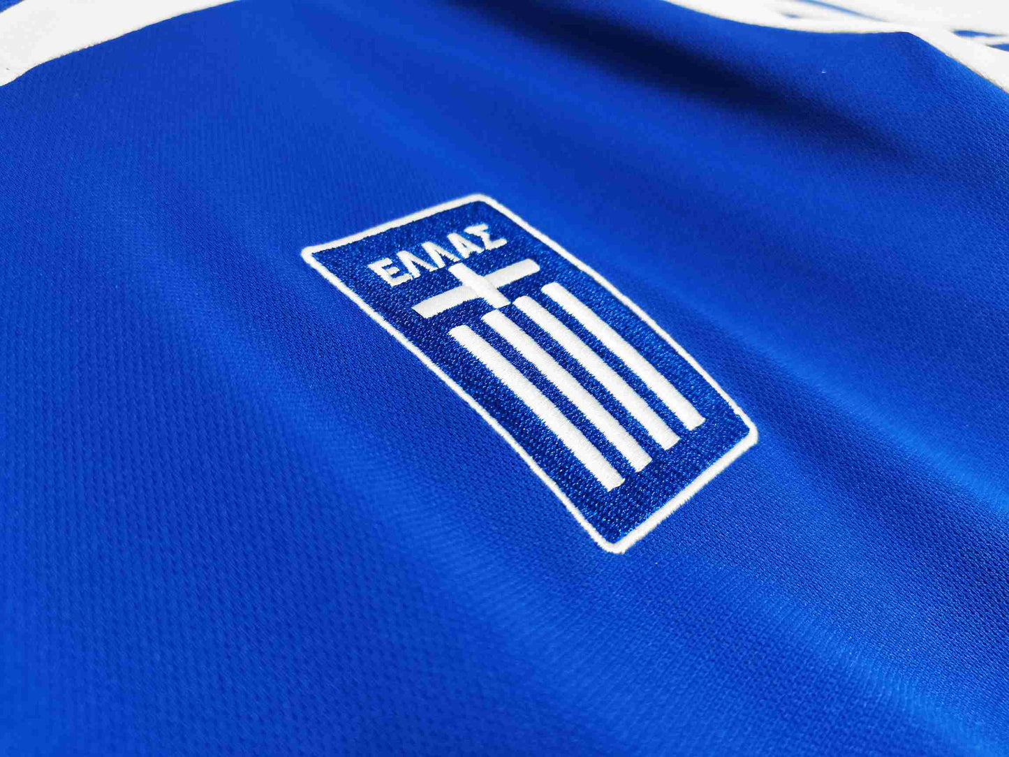 Greece Hazai Retro Futball Mez 2004 Kék