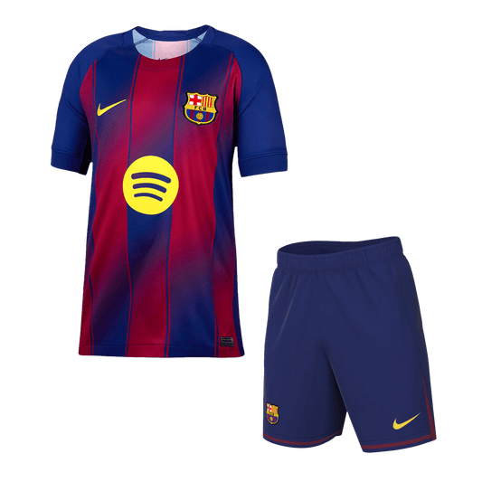 Barcelona Otthon Soccer Mez Készlet(Mez+Rövidnadrág) 2025/26 Piros&Kék