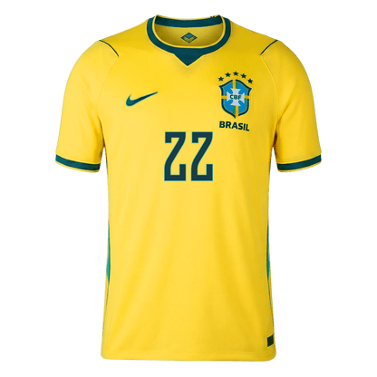 JOÃO PEDRO #22 Brazil Hazai Mez 2026 Sárga