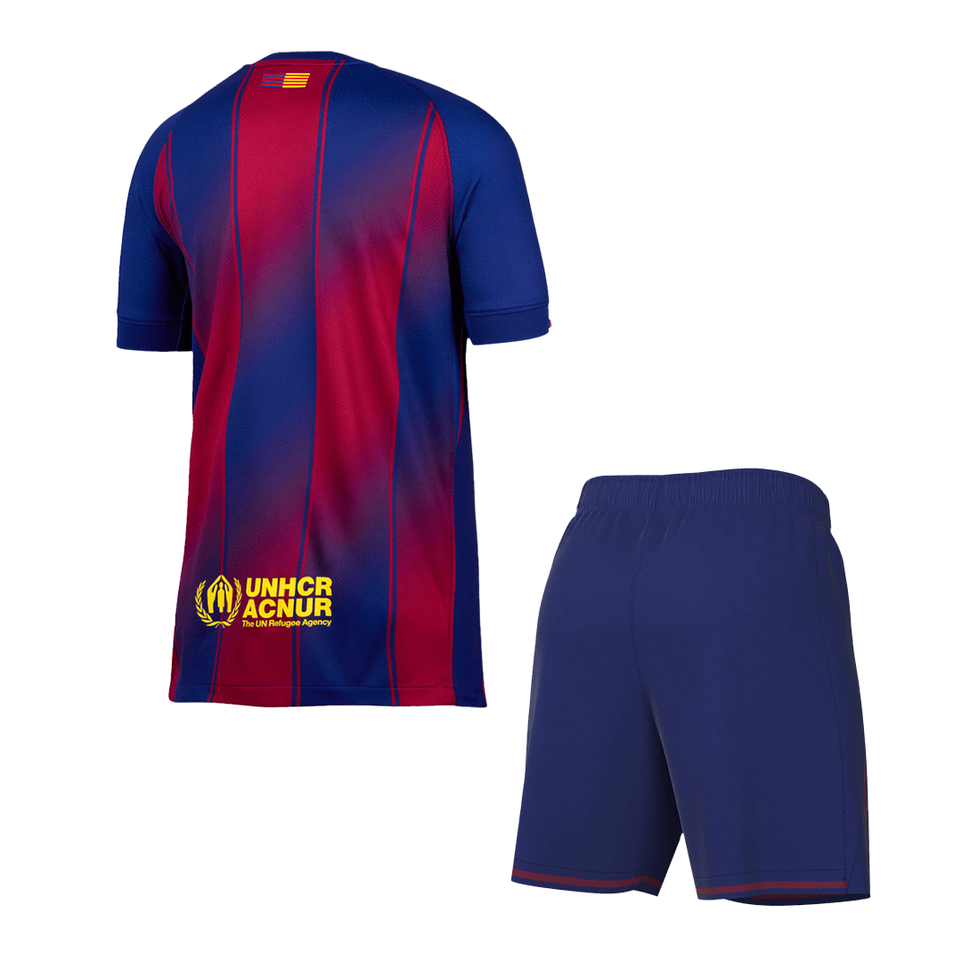 Barcelona Otthon Soccer Mez Készlet(Mez+Rövidnadrág) 2025/26 Piros&Kék