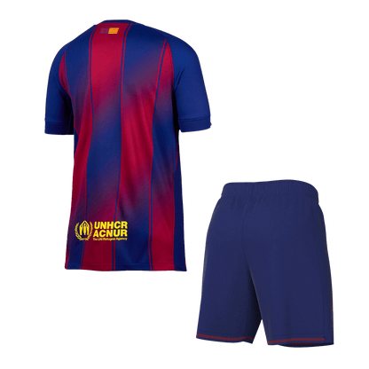 Barcelona Otthon Soccer Mez Készlet(Mez+Rövidnadrág) 2025/26 Piros&Kék