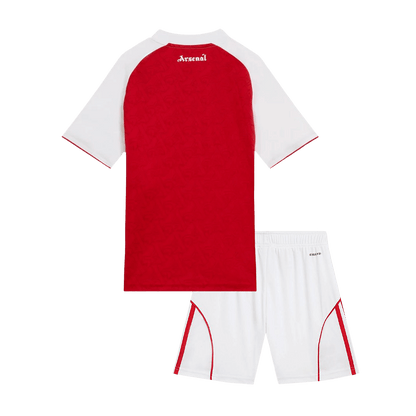 Gyerekek Arsenal Otthoni Soccer Mez Készlet(Mez+Rövidnadrág) 2025/26 Piros