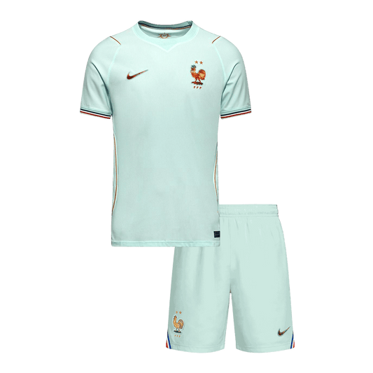 France Gyerek Idegenbeli Világbajnoki Mez Készlet(Mez+Nadrág) 2026 Fehér