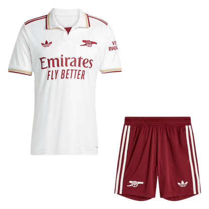 Arsenal Harmadik Mez Szett (Mez+Nadrág) 2025/26 Fehér