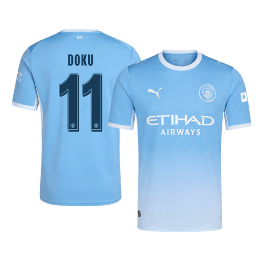 DOKU #11 Manchester City Hazai Mez 2026/27 Kék