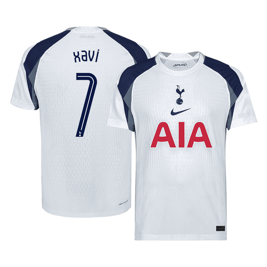 XAVI #7 Tottenham Hotspur Hiteles Hazai Mez 2025/26 Fehér - UCL