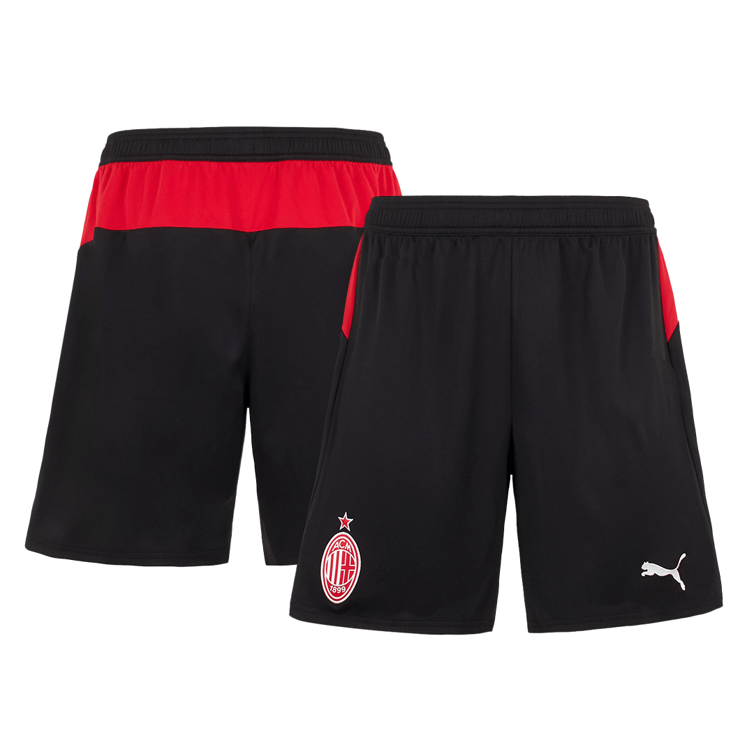 AC Milan Otthoni Soccer Rövidnadrág 25/26 Fekete