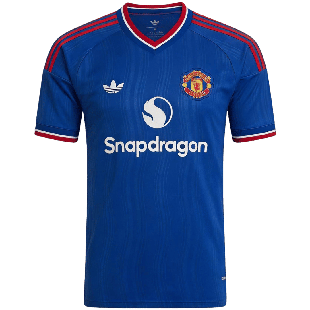 B. FERNANDES #8 Manchester United Idegenbeli Mez 2026/27 Kék