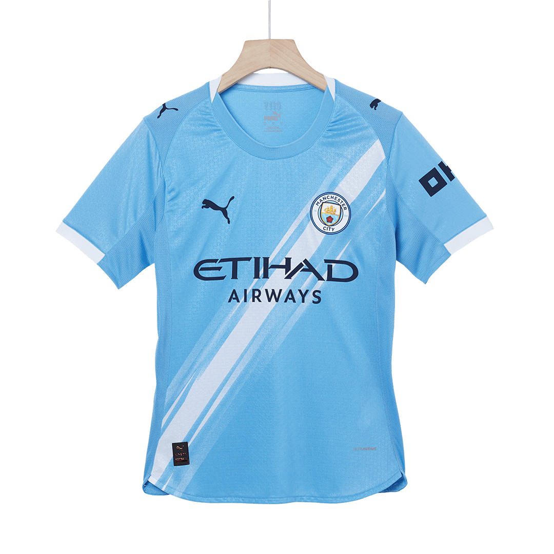 Manchester City Játékos Otthon Mez 2025/26 Kék