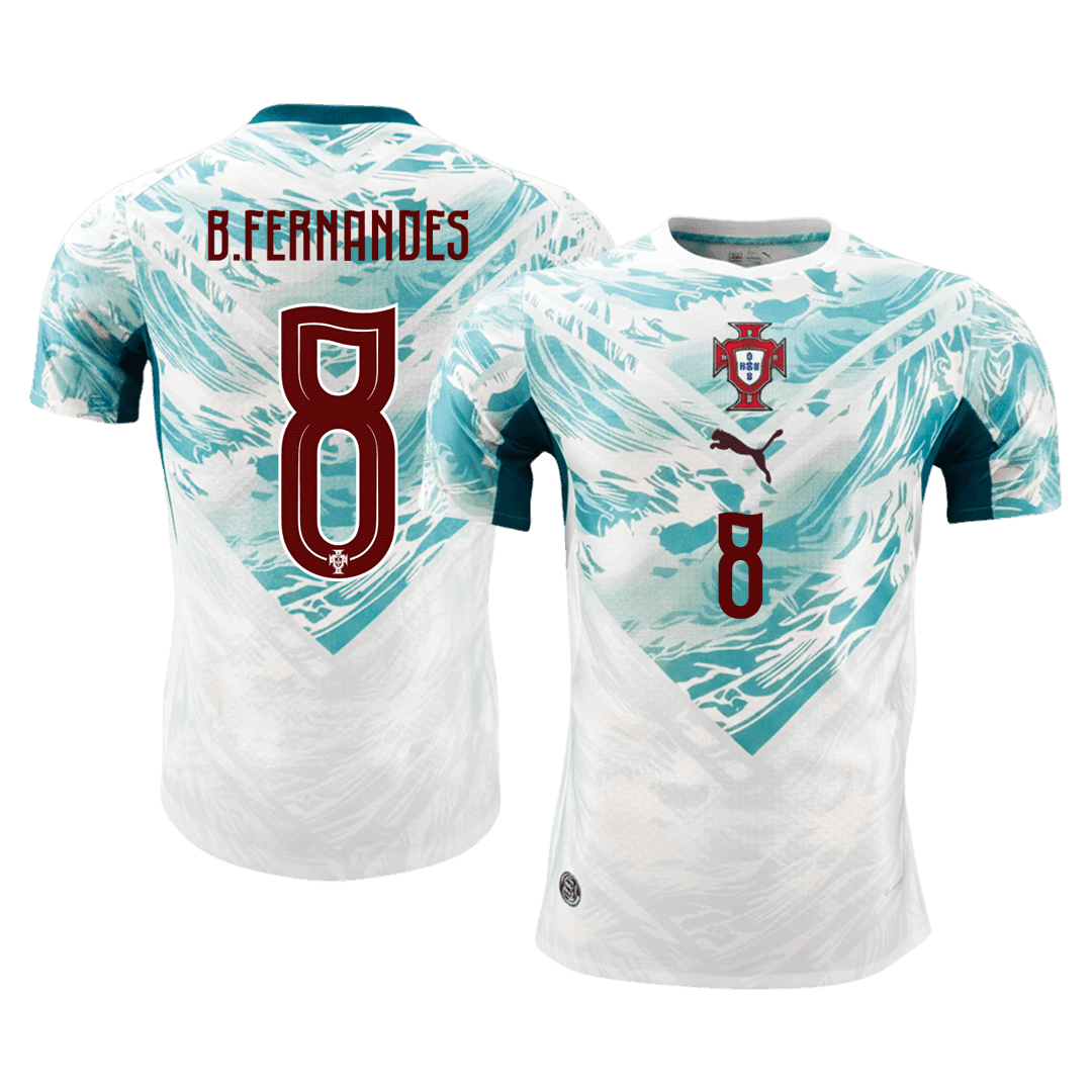 B.FERNANDES #8 Portugal Játékos Verzió Idegenbeli Mez Világbajnoki 2026