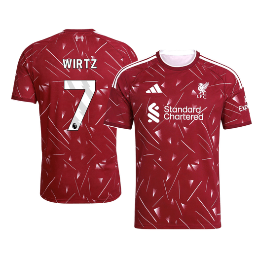 WIRTZ #7 Liverpool Hazai Futball 2026/27 Piros