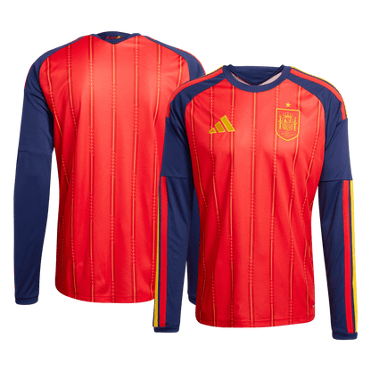 Spain Hazai Hosszú Ujjú Világbajnoki Mez 2026 Piros