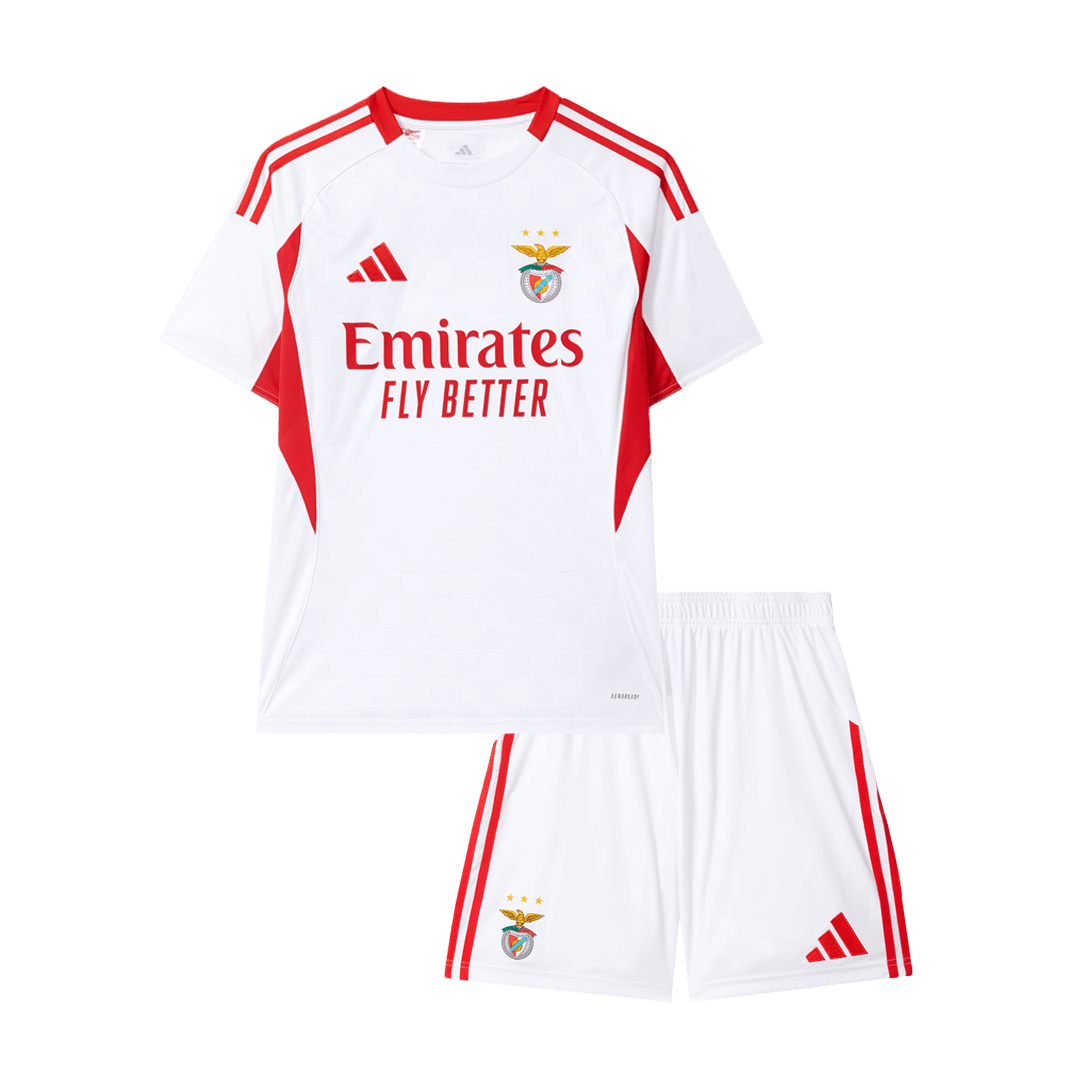 Gyerek Benfica 
 Idegenbeli Harmadik 
Mez 
 
2025/26 
 Fehér