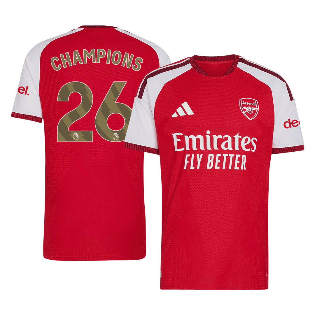 CHAMPIONS #26 Arsenal Játékos Verzió Hazai Mez 2026/27 Piros