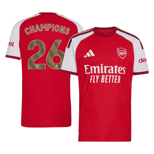 CHAMPIONS #26 Arsenal Játékos Verzió Hazai Mez 2026/27 Piros