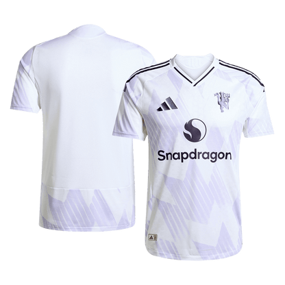 Hiteles Manchester United Idegenbeli Soccer Mez 2025/26 Fehér
