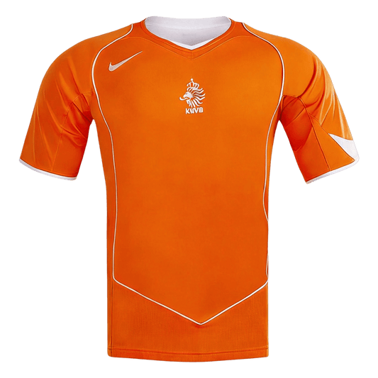 Netherlands Hazai Retro Futball Mez 2004 Narancs