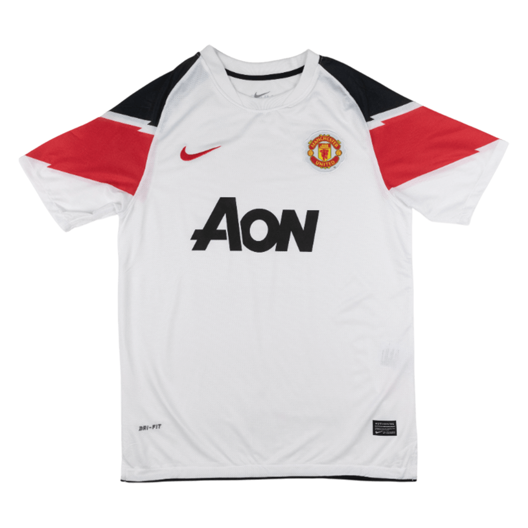 Manchester United Idegenbeli Retro Futball Mez 2010/11 Fehér
