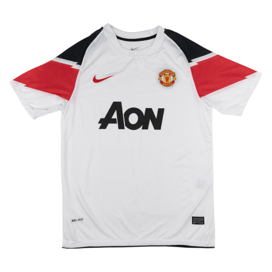 Manchester United Idegenbeli Retro Futball Mez 2010/11 Fehér