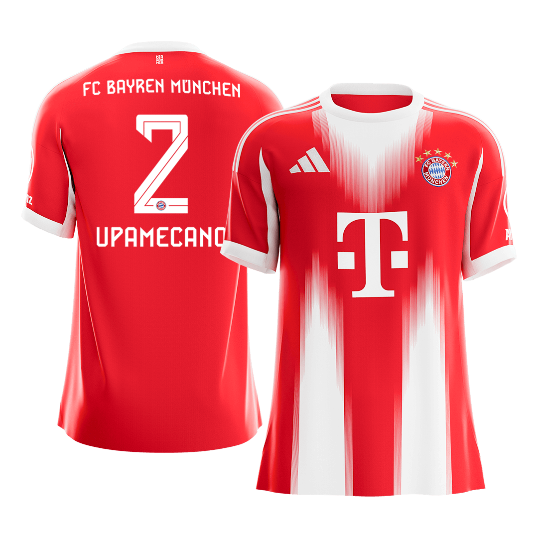 UPAMECANO #2 Bayern Munich
 Otthon Futball Mez 2025/26 Piros
