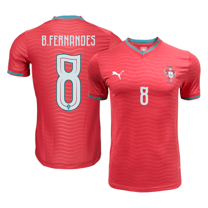 B.FERNANDES #8 Portugal Játékos Verzió Hazai Mez World Cup 2026 Piros