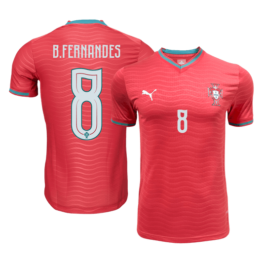 B.FERNANDES #8 Portugal Játékos Verzió Hazai Mez World Cup 2026 Piros