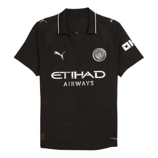 Hiteles Manchester City Idegenbeli Soccer Mez 2025/26 Fekete