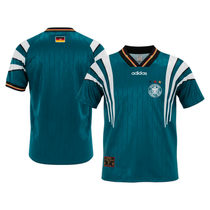 Germany Idegenbeli Retro Futball Mez 1996/97 Zöld