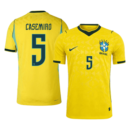 CASEMIRO #5 Brazil Játékos Verzió Hazai Mez Világbajnoki 2026 Sárga