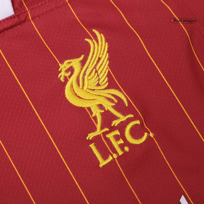 DIOGO J. #20 Liverpool Otthon Soccer Mez 2024/25 Piros - UCL