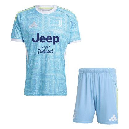 Juventus Idegenbeli Mez Szett (Mez+Nadrág) 2025/26 Kék