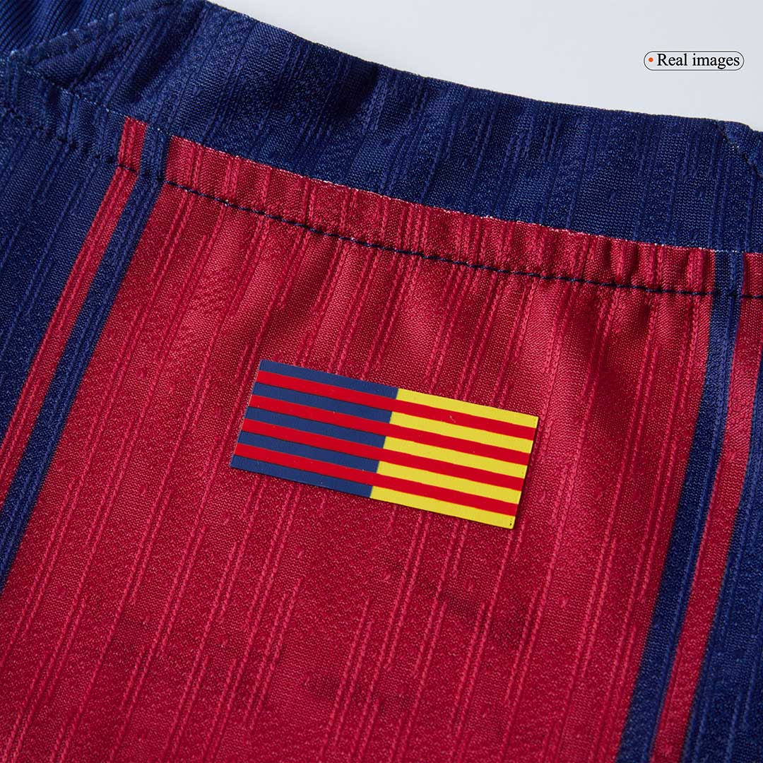 Hiteles Barcelona Otthon Soccer Mez 2025/26 Piros&Kék