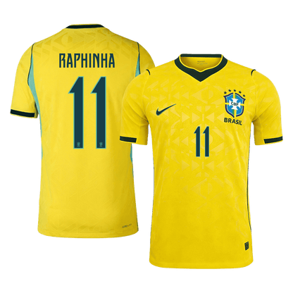 RAPHINHA #11 Brazil Játékos Verzió Hazai Mez Világbajnoki 2026 Sárga