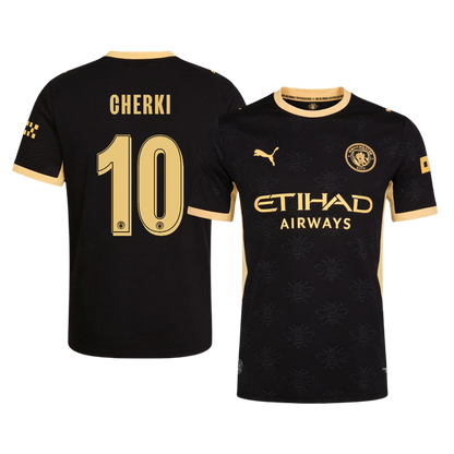 CHERKI #10 Manchester City Játékos Verzió Idegenbeli Mez 2026/27 Fekete - UCL