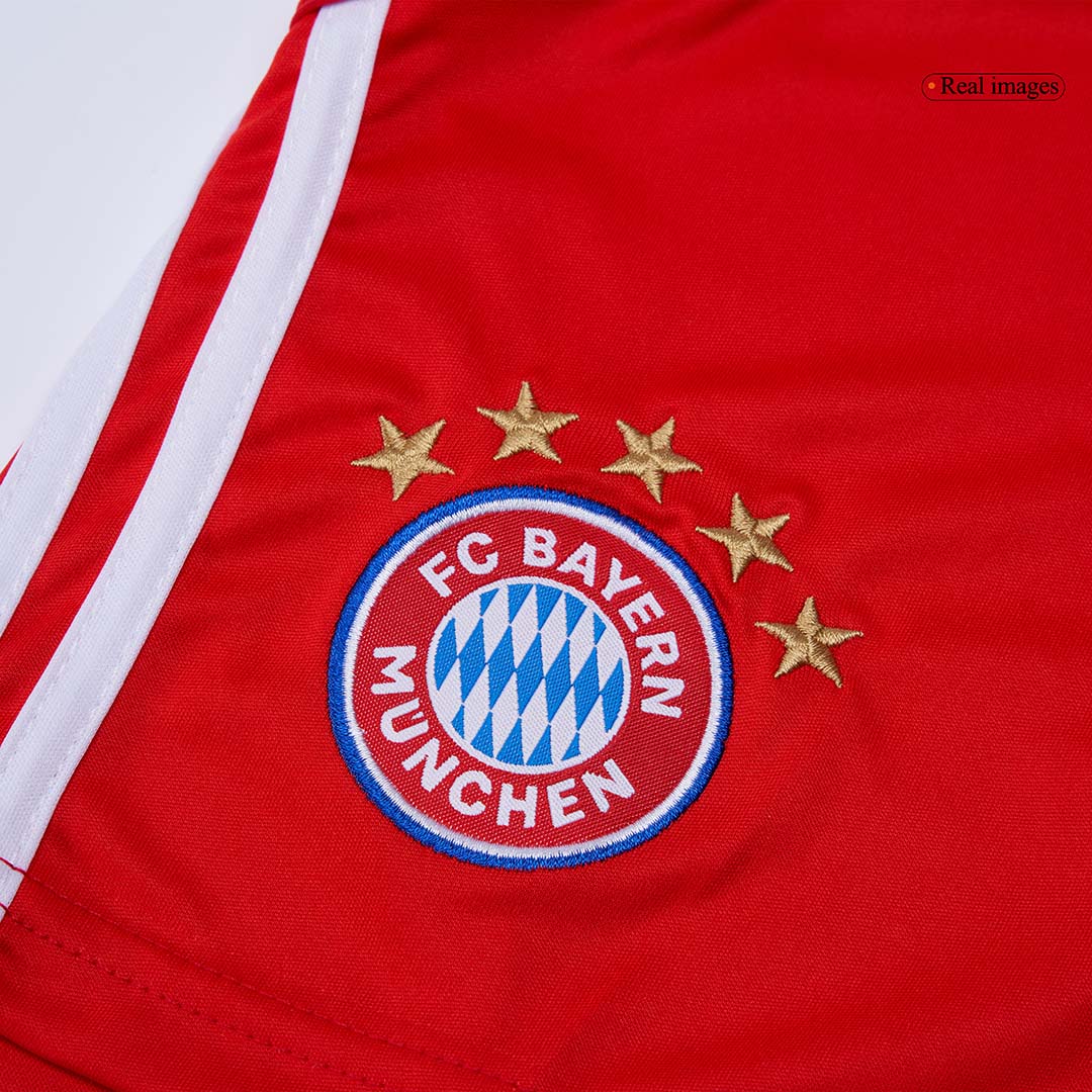 Gyerekek   Bayern Munich Otthon Soccer Mez Készlet(Mez+Rövidnadrág) 2025/26 Piros