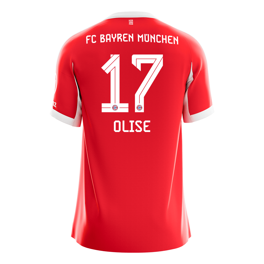 OLISE #17 Bayern Munich
 Otthon Futball Mez 2025/26 Piros