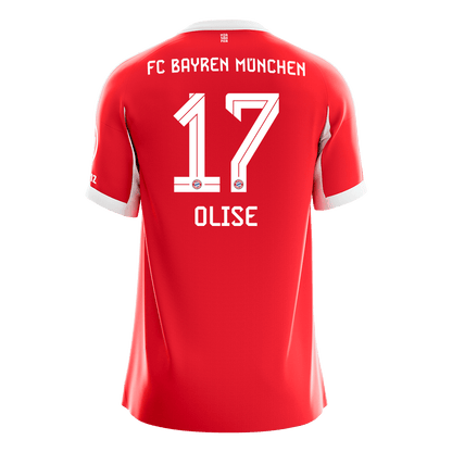 OLISE #17 Bayern Munich
 Otthon Futball Mez 2025/26 Piros