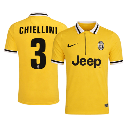 CHIELLINI #3 Juventus Idegenbeli Retro Futball Mez 2013/14
