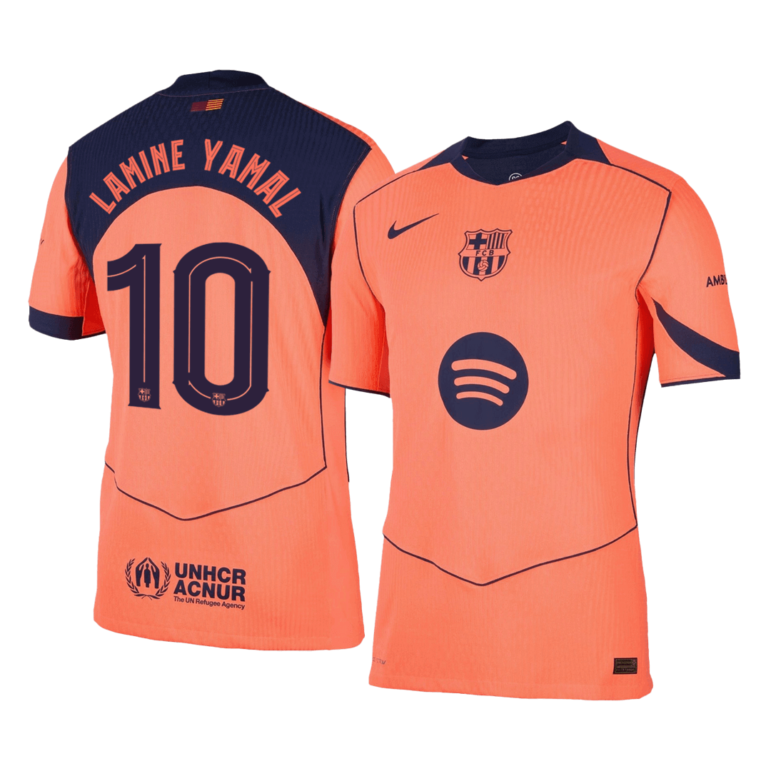 LAMINE YAMAL #10 Barcelona Játékos Idegenbeli Harmadik Mez 2025/26