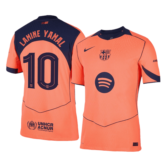 LAMINE YAMAL #10 Barcelona Játékos Idegenbeli Harmadik Mez 2025/26