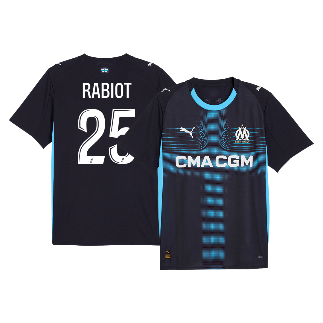 RABIOT #25 Marseille Idegenbeli Mez 2025/26 Sötétkék