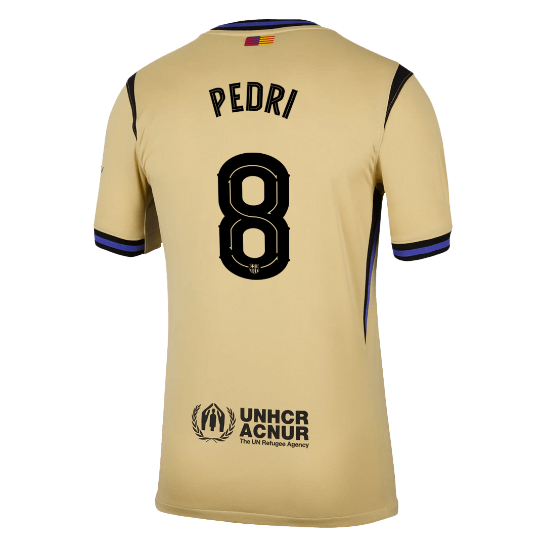 PEDRI #8 Barcelona 
 Idegen 
 Futball Mez 
2025/26 
 Sárga 
 
 
- UCL