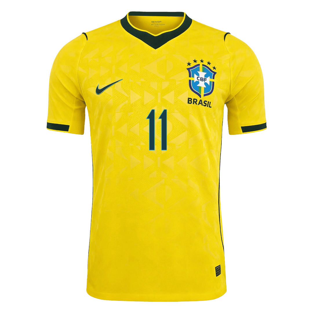 RAPHINHA #11 Brazil Játékos Verzió Hazai Mez Világbajnoki 2026 Sárga