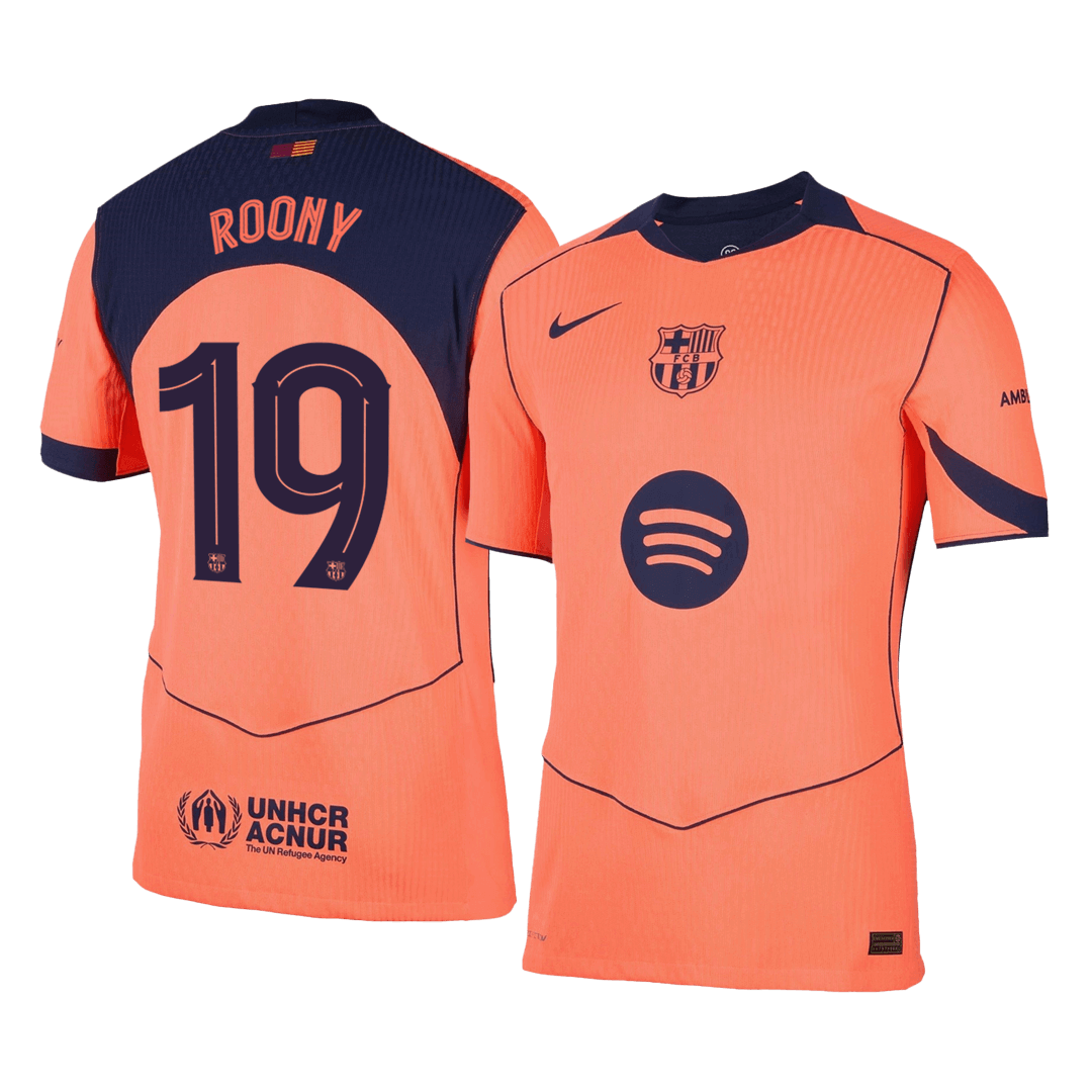 ROONY #19 Barcelona Játékos Idegenbeli Harmadik Mez 2025/26