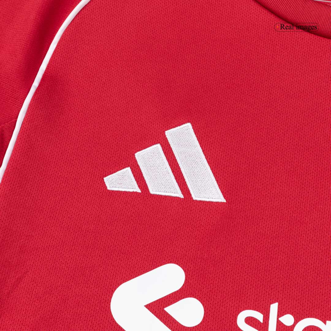 Liverpool Hazai Hosszú Ujjú Mez 2025/26 Piros