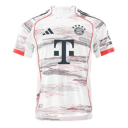 KANE #9 Hiteles Bayern Munich Idegenbeli Soccer Mez 2025/26 Fehér